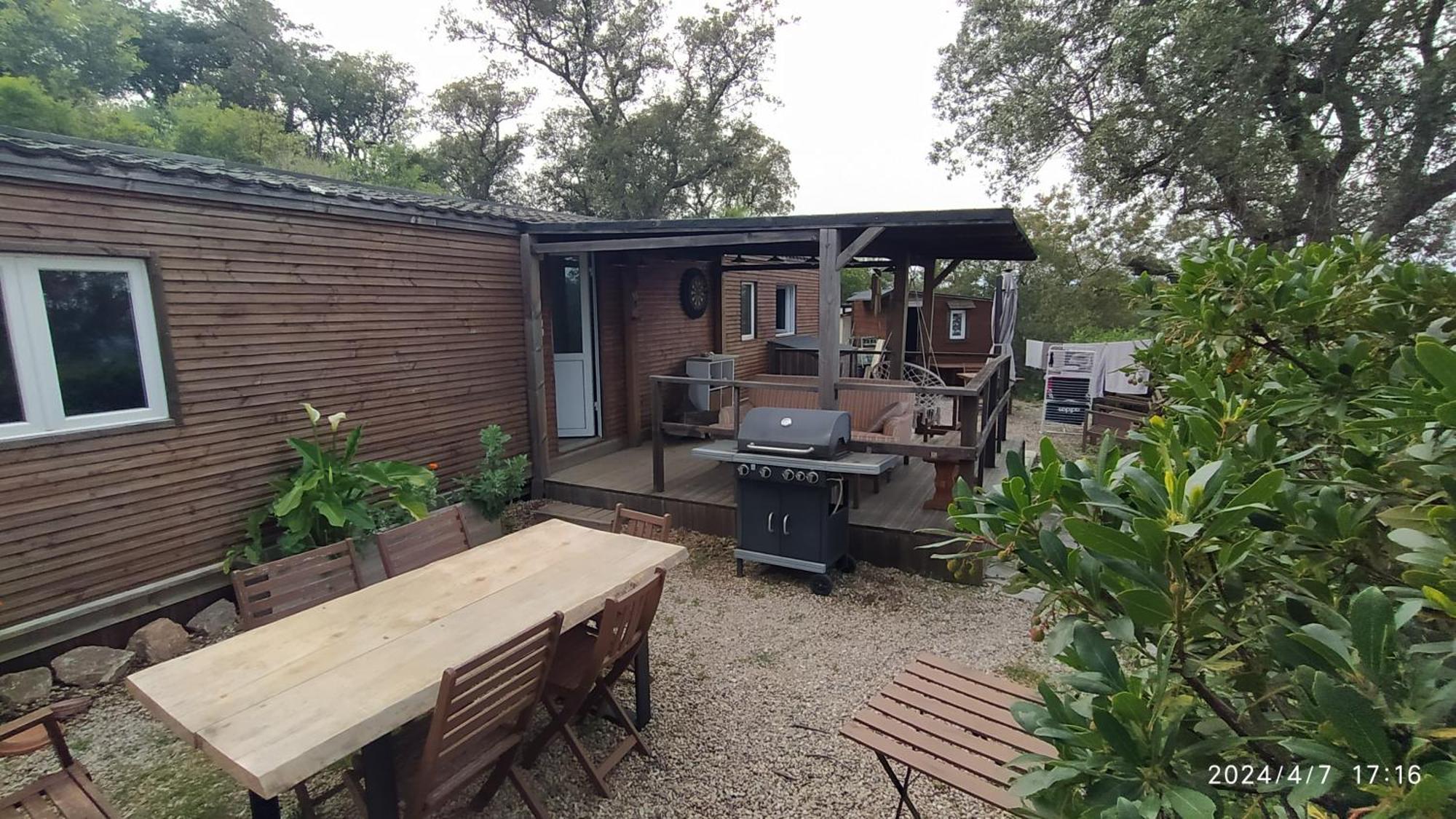 Chalet/Mobilhome Domaine Des Canebieres 勒穆伊 外观 照片