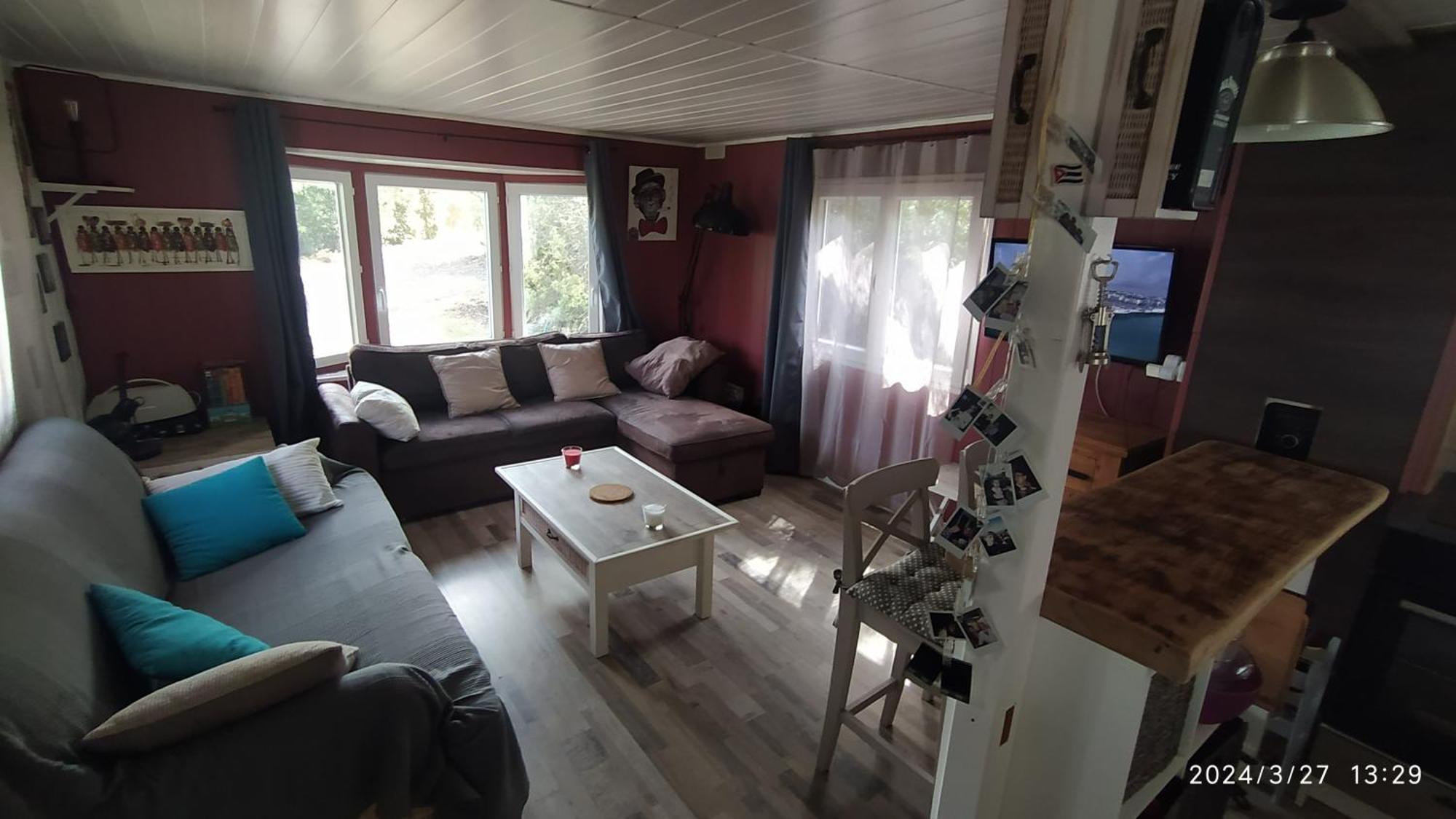 Chalet/Mobilhome Domaine Des Canebieres 勒穆伊 外观 照片
