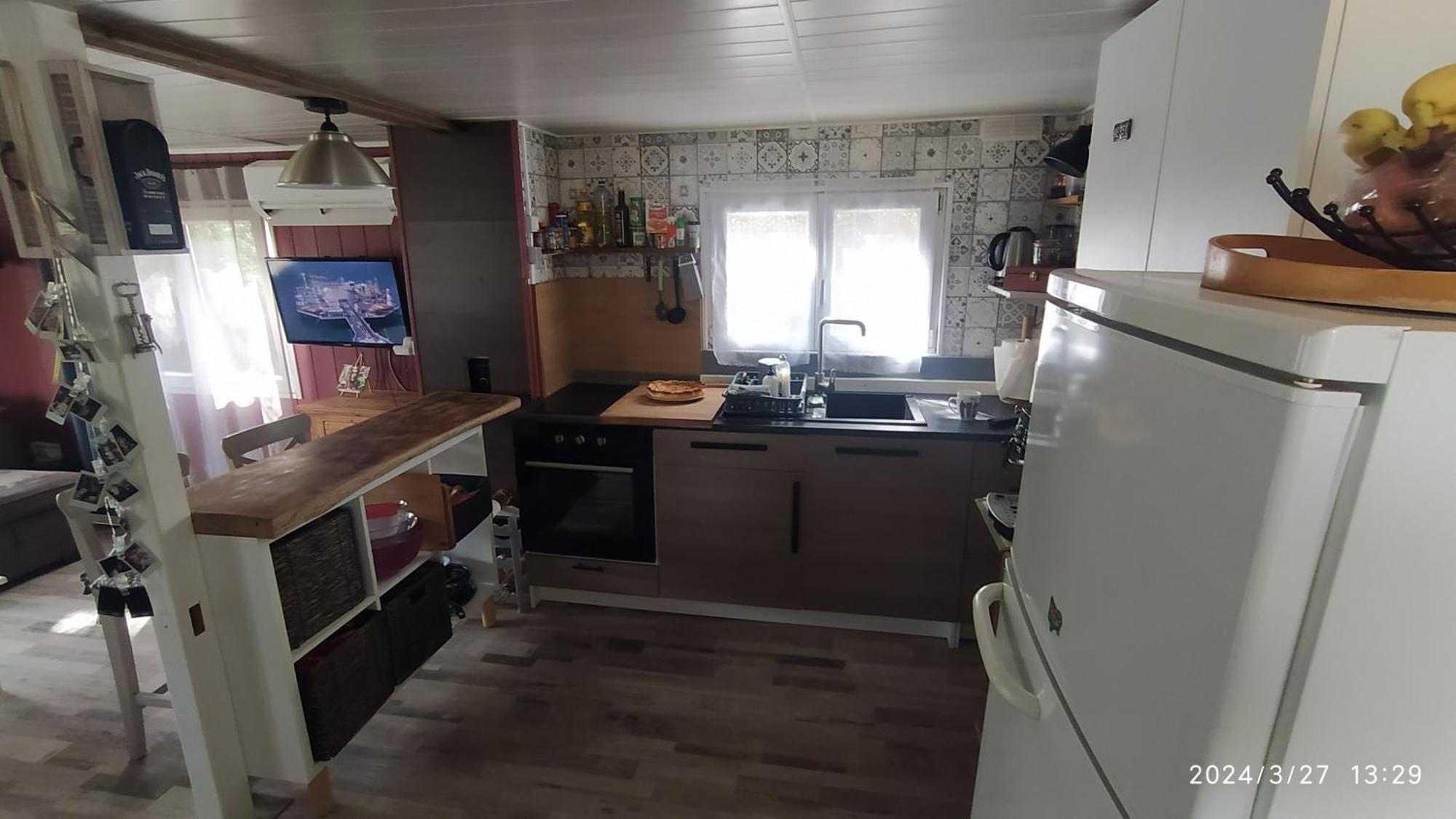 Chalet/Mobilhome Domaine Des Canebieres 勒穆伊 外观 照片